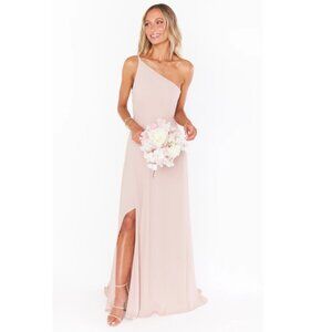 Show Me Your Mumu Shannon Bridesmaid Dress Dusty Blush Crisp Size S UNALTERED